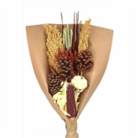 Second Nature 9081109 Antique Harvest Swag Large Bouquet Harvest Decor - Pack of 10