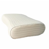Dr. Pillow Spinal Right Ribbed Pillow, White