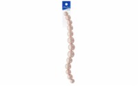 John Bead 8  Czech Glass Pearl 10-16mm LtCreamrose