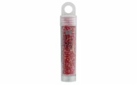 John Bead Miyuki Delica 11/0 Rnd OP Red AB