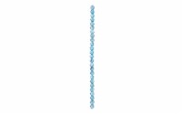 John Bead Czech FP 8mm AB Crystal/Capri Blue