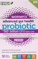 Genuine Health Women's Advanced Gut Health Probiotic Mood Vegan Capsules