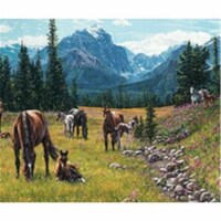 Outset Media Games OM51816 Cobble Hill, Horse Meadow Jigsaw - Pieces Of 1000