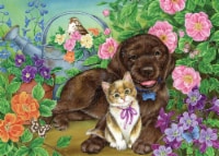 Cobble Hill Calico & Chocolate Tray Puzzle Perspective: Main