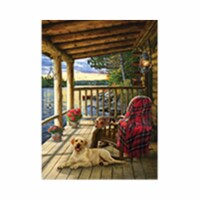 Outset Media Games OM80005 Cabin Porch Puzzle, 1000 Piece