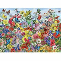 Outset Media Games OM80032 Butterfly Garden Puzzle, 1000 Piece