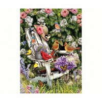 Outset Media Games OM80090 Summer Adirondack Birds, 1000 Piece