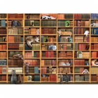 Outset Media OM80216 The Cat Library Puzzle, 1000 Piece