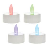 Inglow LED Color Changing Tea Lights - White Perspective: Main