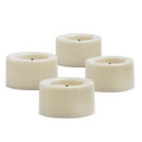 Inglow Flameless Wax Covered LED Votives – Cream Perspective: Main