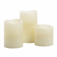 Sterno Home Flameless Pillar Candles - Ivory Perspective: Main