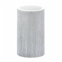 Sterno Home Flat Top Pillar Candle - Silver Perspective: Main
