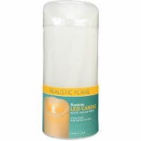 Sterno Home™ iFlicker Pillar Flameless Candle - White Perspective: Main