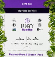 Temple Lifestyle Inc. Hungry Buddha® Gluten Free Espresso Brownie Keto Bars