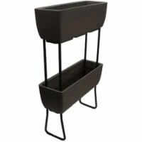 RTS Home Accent 5604-00300A-79-81 Up Live Wall, Graphite - Pack of 2