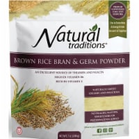 Organic Traditions Brown Rice Bran & Germ Powder 7 oz Pkg