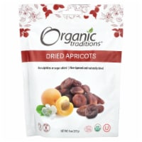 Organic Traditions Dried Apricots 8 oz Pkg