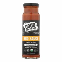 Good Food For Good - Bbq Sauce Sweet & Spicy - Case of 6-9.5 oz.