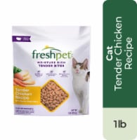 Freshpet® Select Moisture Rich Tender Chicken Recipe Bites with Garden Vegetables Cat Food
