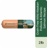 Freshpet Healthy & Natural Dog Food, Fresh Grain Free Wild Alaskan Pollock & Atlantic Salmon Recipe Perspective: Main