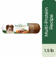 Freshpet Slice Serve Roll Multi Protein Recipe with Sweet Potatoes Garden Vegetables Dog Food 1.5 lb Pay Less Super Markets