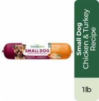 Freshpet Healthy & Natural Dog Food, Small Dog Fresh Chicken & Turkey Roll Perspective: Main