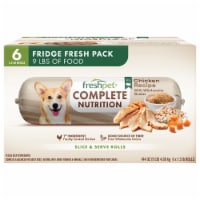 Freshpet® Complete Nutrition Chicken Recipe Dog Food Value Pack Rolls Perspective: Main