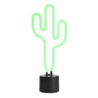 Amped  Co Cactus Neon Desk Light, 16.5 x7  - Cute Cactus Lamp Decor