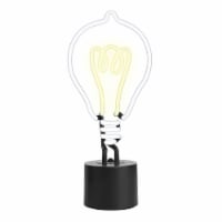 Amped  Co Lightbulb Neon Desk Light - 14 x6