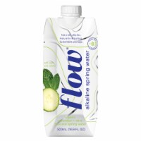 Flow™ Organic Cucumber + Mint Flavored Alkaline Spring Water Perspective: Main
