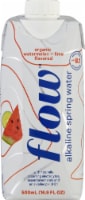 Flow Organic Watermelon + Lime Flavored Alkaline Spring Water Perspective: Main