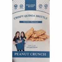 Wellness Bites 2200093 5.5 oz Brittle Quinoa Peanut Crunch - Pack of 8