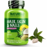 NATURELO Hair Skin & Nails with Biotin and Collagen Capsules