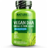 NATURELO Vegan DHA Omega-3 Vegan Softgels