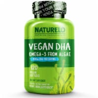 NATURELO Vegan DHA Omega-3 Vegan Softgels