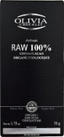 Olivia Chocolat Artisan 100% Raw Cocoa Organic Chocolate Bar Perspective: Main