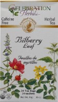 Celebration Herbals  Organic Herbal Tea Caffeine Free Bilberry Leaf Perspective: Main