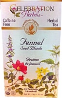 Celebration Herbals  Organic Fennel Seed Blonde Tea Caffeine Free