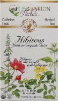 Celebration Herbals  Hibiscus With an Organic Twist Tea Caffeine Free