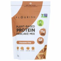 Flourish 16 oz Chocoalte Chip Protein Pancake Mix