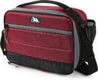 California Innovations Ultimate Horizontal Lunch Box - Red/Gray Perspective: Main