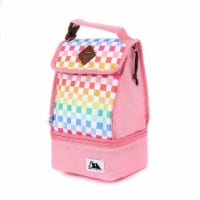 Arctic Zone Eco Kids Lunch Bag Plus - Checkerboard Perspective: Main