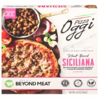 Oggi Plant-Based Siciliana Beyond Meat Italian Sausage Crumbles on Cauliflower Crust Frozen Pizza