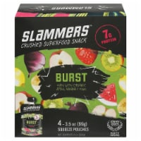 Go Gourmet Slammers Burst Watermelon Kiwi Crushed Superfood Snacks