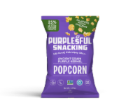 Purplesful Plant Based Jalapeno Cheddar Popcorn Perspective: Main