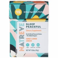 Natreve Honey Lemon Ginger Sleep Peaceful Dietary Supplement Stick Packs Perspective: Main