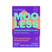 Natreve MOOLESS Chocolate Fudge Brownie Whey Protein Powder Perspective: Main