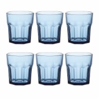 EAST CREEK Mixed Color Large (Pack of 6) Double Old Fashioned Glassware