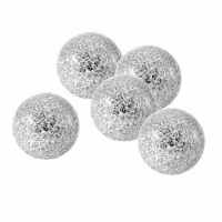 EAST CREEK Mirror Glass Mosaic Sphere Balls Set of 5 - Diameter 3.3