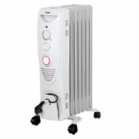 Optimus H6013 Portable 7 Fins Oil Filled Radiator Heater with Timer